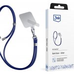 Šňůrka na telefon 3mk EasyClip – Tmavě modrá – Zboží Mobilmania