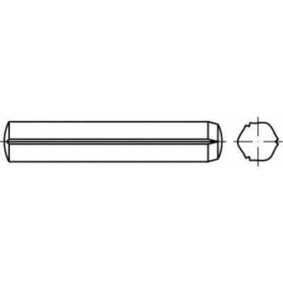 TOOLCRAFT TO-5437404 válcový rýhovaný kolík 3 mm ocel 250 ks – Hledejceny.cz