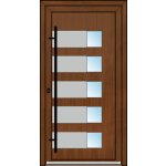 OknaDvereNaMiru.cz Vchodové dveře INOX 1413 antracit 105 x 220 cm – Zboží Mobilmania