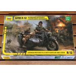 Zvezda R-12 German Motorcycle 3607 1:35 – Zboží Dáma