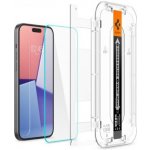 Spigen Glass tR EZ Fit 2 Pack, transparency - iPhone 15 Plus AGL06883 – Hledejceny.cz