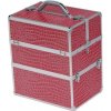 NANI Dvoudílný kosmetický kufřík NS06A - Pink Croco