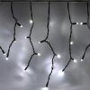 Vánoční osvětlení decoLED LED světelné krápníky 3x0,9m ledově bílá 174 diod IP67