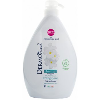 Dermomed Frangipani + Peach sprchový gel dávkovač 1000 ml