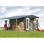 BIOHORT boční střecha k Europa vel 4/5, 1500 x 2280 mm, šedá křemen metalická – Hledejceny.cz