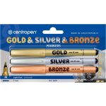 Centropen 2670 zlatý stříbrný bronzový – Zboží Dáma