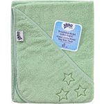 Kikko BIO bavlněná froté osuška s kapucí XKKO Organic 90x90 White Stars – Zboží Dáma