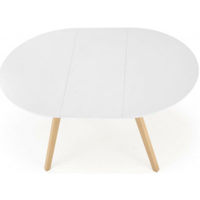 Halmar SOLINA 102/142 x 102 cm bílá/dub – Zbozi.Blesk.cz