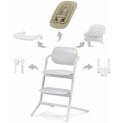 Cybex Lemo 4-in-1 All White 2022 – Zboží Dáma