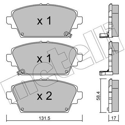 KLOCKI HAM.HONDA ACCORD 98-02 CZUJ