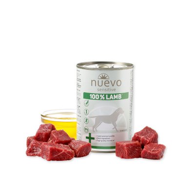 Nuevo Dog Sensitive Monoprotein jehněčí 400 g – Zbozi.Blesk.cz