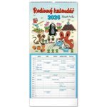 nástěnný Rodinný plánovací Krteček 21 x 42 cm 2026 – Zboží Dáma