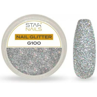 Starnails Nail Art zdobení glitter G100 – Hledejceny.cz