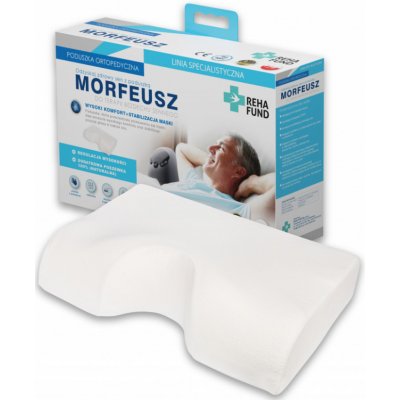 Morpheus Ortopedický polštář CPAP pro léčbu spánkové apnoe 55x36x11 – Zboží Mobilmania