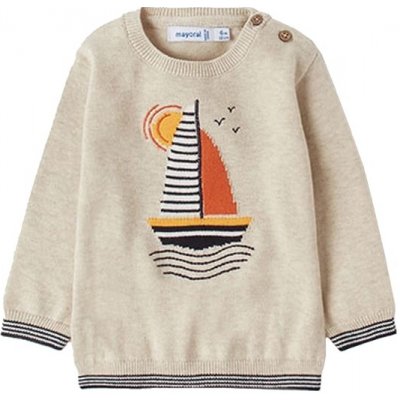 MAYORAL Chlapecký svetr plachetnice béžová – Zboží Dáma