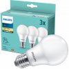 Žárovka Philips LED žárovka E27 10W 3 kusy