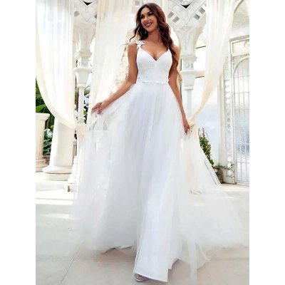 Ever Pretty svatební šaty EH00216-1 bílá – Zboží Mobilmania