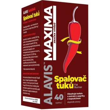 ALAVIS MAXIMA Spalovač tuků 40 kapslí