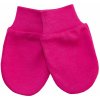 Kojenecká rukavice ESITO Rukavice bavlna jednobarevné sytá růžová