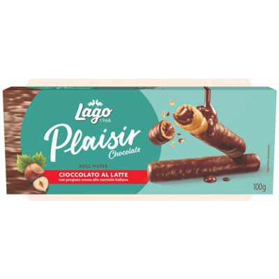 Gastone Lago kakaové trubičky Nocciola 100 g – Zboží Dáma