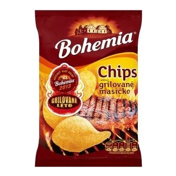 Bohemia Chips s příchutí grilované masíčko 77g od 20 Kč - Heureka.cz