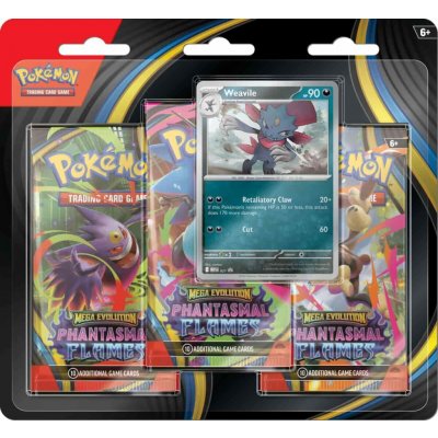 Pokémon TCG Phantasmal Flames 3 Blister Booster – Sleviste.cz