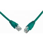 Solarix 28450709 patch CAT5E SFTP PVC, 7m, zelený – Zboží Mobilmania