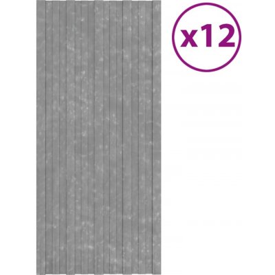 Zahrada-XL 100 x 45 cm pozinkovaná ocel stříbrná 12 ks – Zboží Mobilmania
