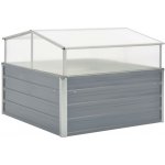 Vidaxl Pozinkovaná ocel 100 x 100 x 85 cm šedá – HobbyKompas.cz
