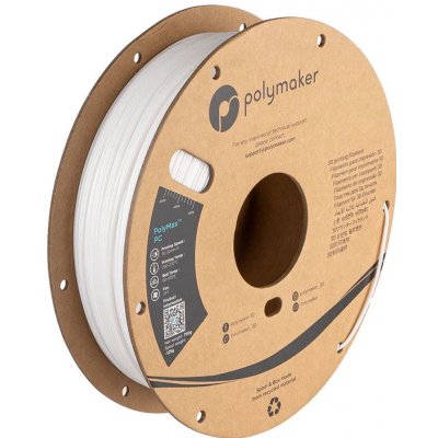 Polymaker PolyMax PC 1,75 mm 750 g Bílý – Zboží Živě