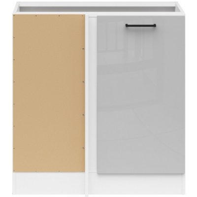 Junona Line Tafla skříňka BBL DNW/100/82 L, bílá/světle šedý lesk – Sleviste.cz