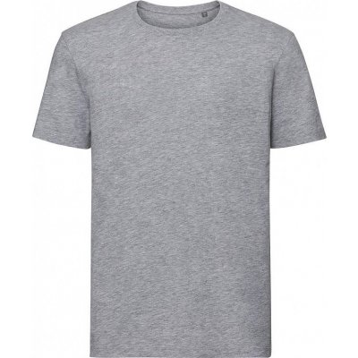 Russell Pure Organic pánské tričko Russell na tělo z organické česané bavlny 160 g/m šedý melír