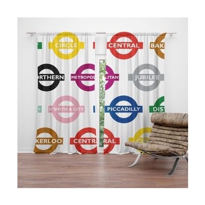 Sablio Závěs Metro: 2ks 140x250cm – Hledejceny.cz