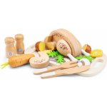 New Classic Toys New Classic Toy Dřevěné hrací jídlo pečené kuře 10610 – Zboží Dáma