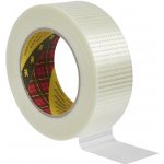 3M vláknitá lepicí páska transparentní 50 m x 50 mm – Zboží Živě