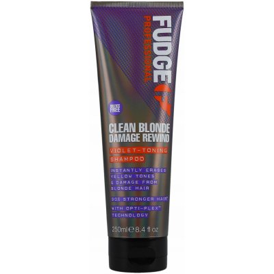 Fudge Clean Blonde Damage Rewind Purple Toning Shampoo 250 ml – Zboží Mobilmania