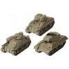 Desková hra USA Tank PlatoonWorld of Tanks Miniatures Game: M3 Lee, M4A1 Sherman, M10 Wolverine