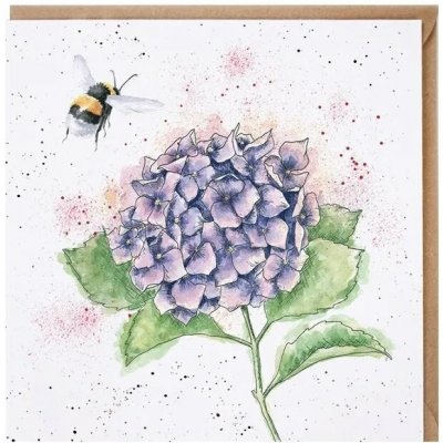 Přání Wrendale Designs "The Busy Bee", 15x15 cm - Hortenzie – Hledejceny.cz