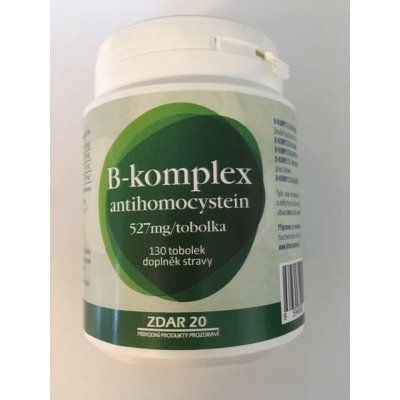Zdar 20 B-Komplex antihomocystein 130 tobolek – Hledejceny.cz