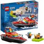 LEGO® City 60373 Hasičská záchranná loď a člun – Zboží Dáma