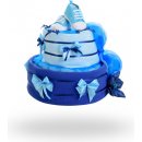 Plenkovky Plenkový dort pro chlapce dvoupatrový světle modrý