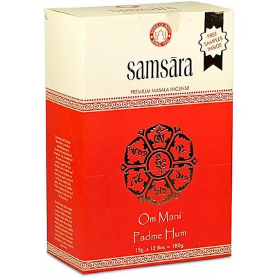 Song of India Vonné tyčinky Organic Masala Samsara 15 g – Hledejceny.cz