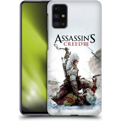 Zadní obal pro mobil Samsung Galaxy M31s - HEAD CASE - Assassins Creed III - Connor sekyra (Plastový kryt, obal, pouzdro na mobil Samsung Galaxy M31s - Herní motiv - Assassins Creed 3 - Connor váleční