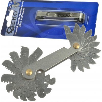 GEKO G02737 Měrka závitů 24ks, 0,25-6mm – Zboží Mobilmania