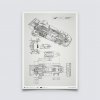 Plakát Automobilist Posters | Giorgio Piola - Technical Drawings - Tyrrell P34B - 1977 | Unlimited Edition