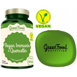 GreenFood Nutrition Vegan immunix + Quercetin 60 vegan kapslí