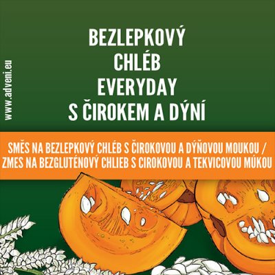 ADVENI Bezlepkový chléb EVERYDAY s čirokem a dýní 500 g