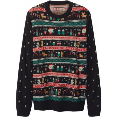 esmara Men pánský vánoční svetr černá – Hledejceny.cz