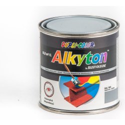 Alkyton hladký polomat RAL 7001 0,25L světle šedá