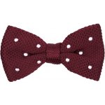 Bubibubi pletený s puntíky h8502 vínový – Zboží Dáma